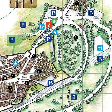 La Casina Di Rosa Apartman Montepulciano Stazione Kültér fotó